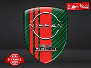 Nissan Calcomanías Silicona Exclusivas Estilo Pegatina Con Cúpula